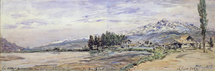Neige sur les Montagnes à Grenoble, 12 et 13 Septembre, 1882