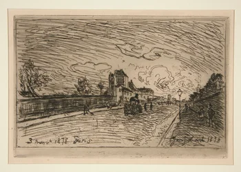 Sortie de la Maison Cochin (Faubourg Saint-Jacques)