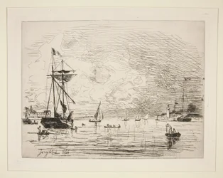 Sortie du Port de Honfleur