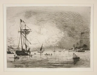 Sortie du Port de Honfleur