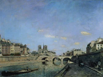 La Seine et Notre-Dame à Paris
