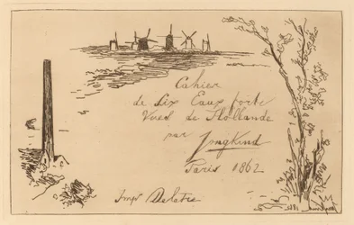 Titre du cahier de six eaux-fortes