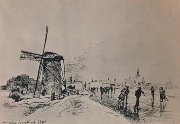 Vue de la ville de Maassluis, 1862, 1946