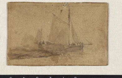 Barque de pêche amarrée près d