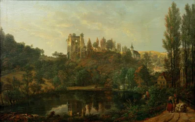 Vue de la ruine du château de Tharandt