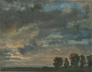 Nuages en soirée
