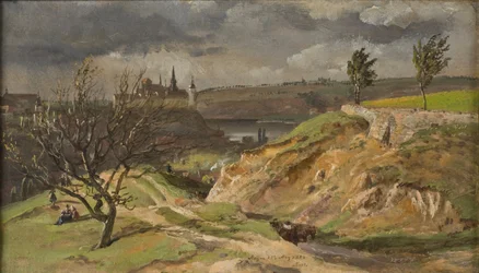 Vue de Meissen. Étude