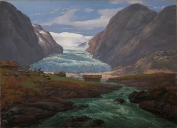 Vue du Nigardsbreen à Jostedalen