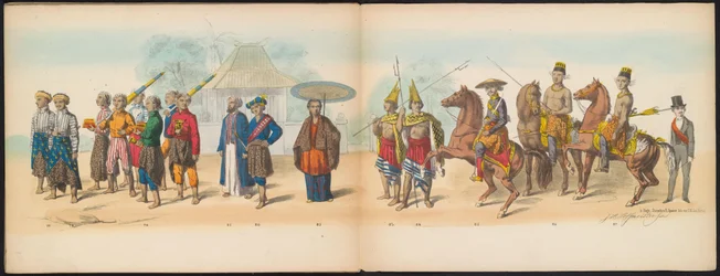 Mascarade des étudiants de Delft, 1857 (plaque 9)
