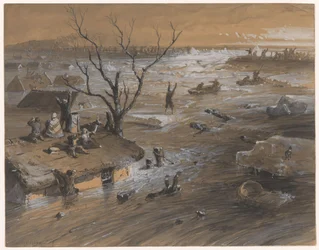 Rupture de digue à Brakel, 4 janvier 1861