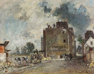 Travaux de démolition dans la rue des Francs-Bourgeois St. Marcel