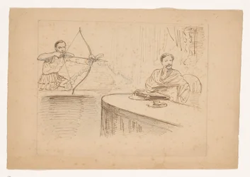 Étude pour caricature 