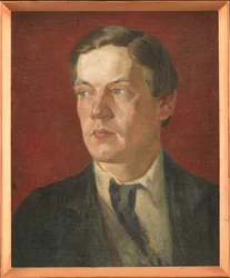 Portrait du peintre suédois Gustaf Wolmar
