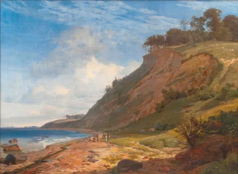 Une côte danoise. Vue de Kitnæs sur le fjord de Roskilde. Zélande
