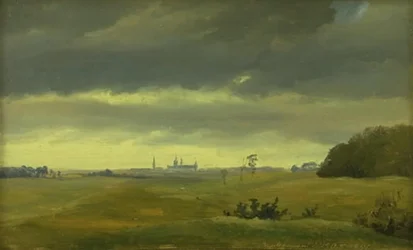 Vue de Frederiksborg depuis Hestehaven