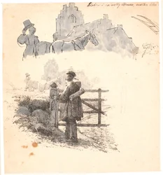 Le Soir. F.o. étude de l