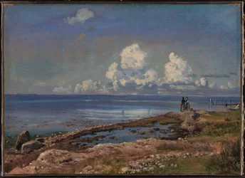 La plage de Refsnæs, Zélande