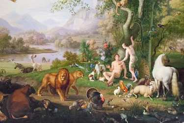 Adam et Ève dans le Jardin d
