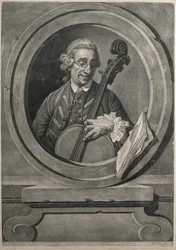 Jacob Cervetto, gravé par M. A. Picot, vers 1770