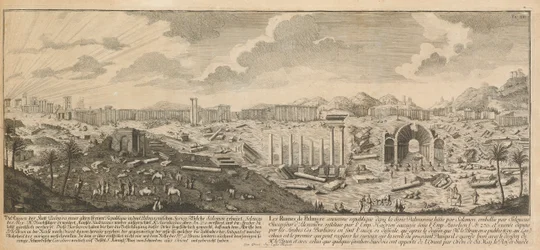 Ruines de Palmyre, ancienne ville de Syrie