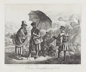 Les artistes en voyage, pub. 1819