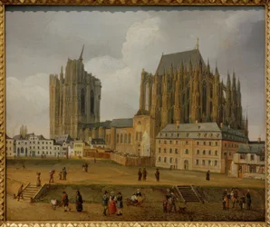 Cathédrale de Cologne vue du sud-est