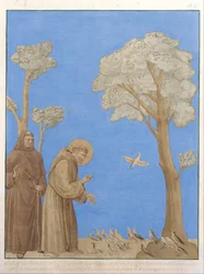 Saint François prêchant aux oiseaux