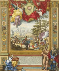 Siège de Mons par les troupes alliées en 1709, début 18e siècle