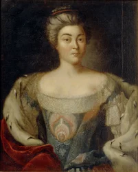 Portrait de la princesse Alexandra Kurakina, née Panina 1711-1786