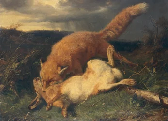 Renard et lièvre