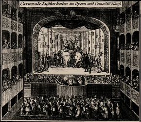 Markgrafentheater à Erlangen, 1721