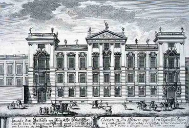 Le Palais du Comte Jean Wenceslas, Prague, de 