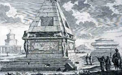 Tombes près du Caire, Égypte, de 