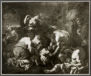 Jupiter allaité par la chèvre Amalthée