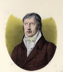 Portrait de Georg Wilhelm Friedrich Hegel (1770-1831), philosophe allemand