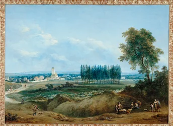 Paysage en Basse-Autriche (peinture sur toile)