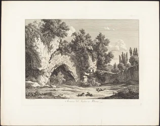 Vestiges du théâtre à Albano