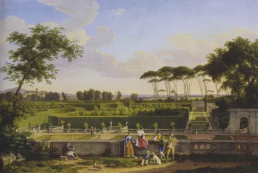 French : Dans le parc de la Villa Doria Pamphilj