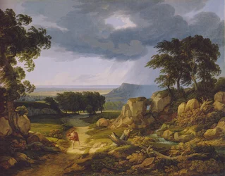 French : Paysage de tempête (Wanderers Sturmlied).