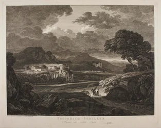 Paysage par temps orageux