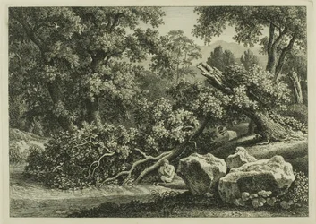 Paysage avec Pan jouant de la flûte