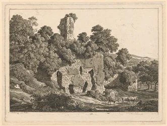 Paysage - Ruines de la villa de Ventidio Basso à Tivoli