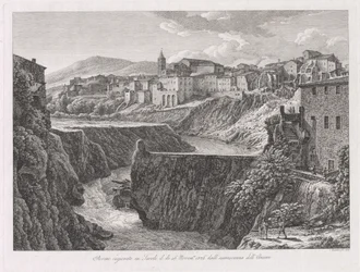 Ruines causées à Tivoli par la crue de l