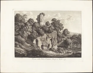 Ruines de la Villa de Ventidio Basso à Tivoli