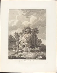 Tombeau à Falerium, ville étrusque détruite