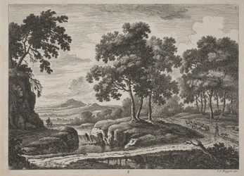 Paysages fluviaux panoramiques avec voyageurs