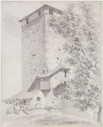 La tour pentagonale à Nuremberg
