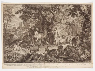 Adam nomme les animaux