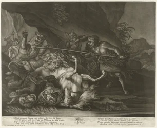 Chasse aux lions et aux ours