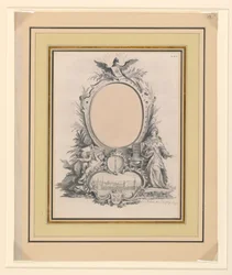 Conception pour le Cadre du Portrait de Frédéric V, Roi du Danemark